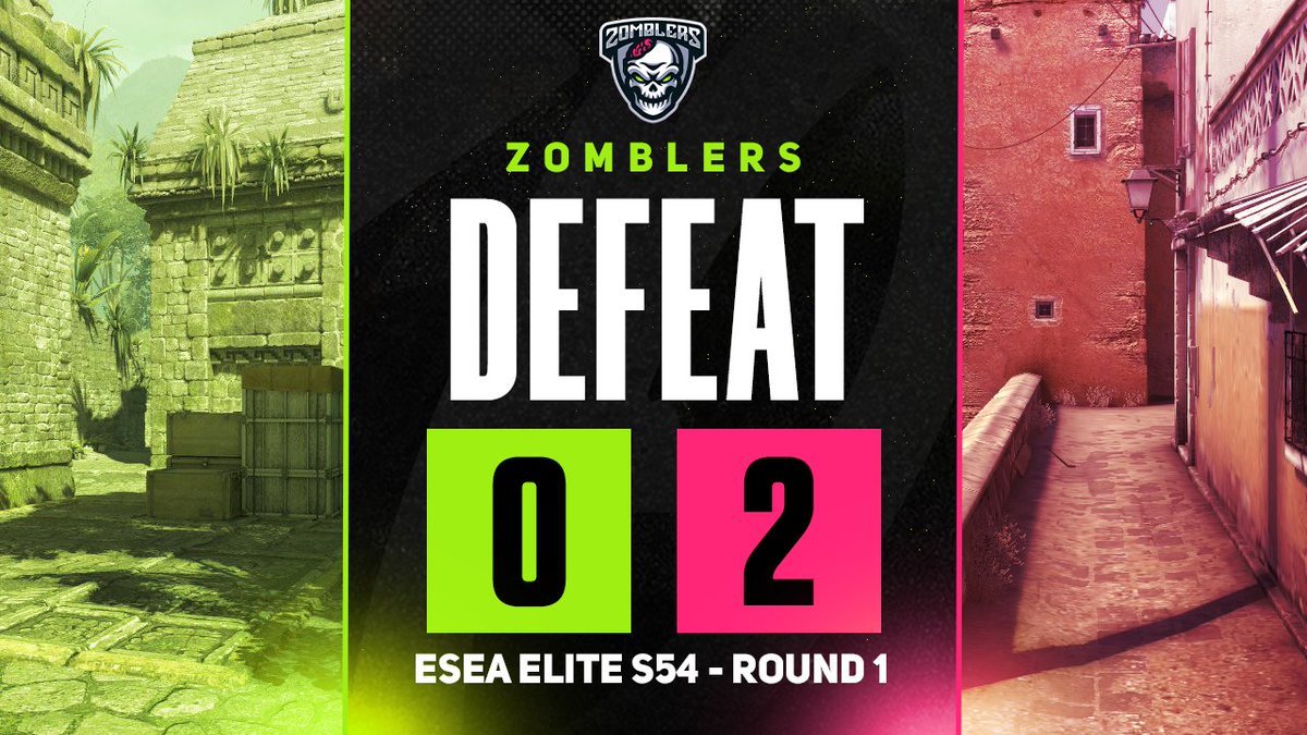 Zomblers LLC (@zomblers) on Twitter photo Zomblers fall to
@RegainCS in round 1
of <a href="/ESEA/">ESEA League</a>-Elite
Season 54.
🏆 Score: 0-2
🌅Dust2 (13-9)
🏞️Ancient (12-16)
🎙️Thank you to
<a href="/MisterHenryBatt/">Mr. H. Batt</a>
<a href="/QuantumDeathCat/">QuantumDeathCat</a>
for the cast! 😻
🇺🇸 <a href="/sathcsgo/">sathsea</a>
🇺🇸 <a href="/aelorcs/">aelor</a>
🇺🇸 <a href="/NamesSeb/">Seb</a>
🇺🇸 <a href="/ayaneuu1/">Anthony</a>
🇺🇸 <a href="/traekS_/">traekS</a> Zomblers fall to
@RegainCS in round 1
of <a href="/ESEA/">ESEA League</a>-Elite
Season 54.
🏆 Score: 0-2
🌅Dust2 (13-9)
🏞️Ancient (12-16)
🎙️Thank you to
<a href="/MisterHenryBatt/">Mr. H. Batt</a>
<a href="/QuantumDeathCat/">QuantumDeathCat</a>
for the cast! 😻
🇺🇸 <a href="/sathcsgo/">sathsea</a>
🇺🇸 <a href="/aelorcs/">aelor</a>
🇺🇸 <a href="/NamesSeb/">Seb</a>
🇺🇸 <a href="/ayaneuu1/">Anthony</a>
🇺🇸 <a href="/traekS_/">traekS</a>