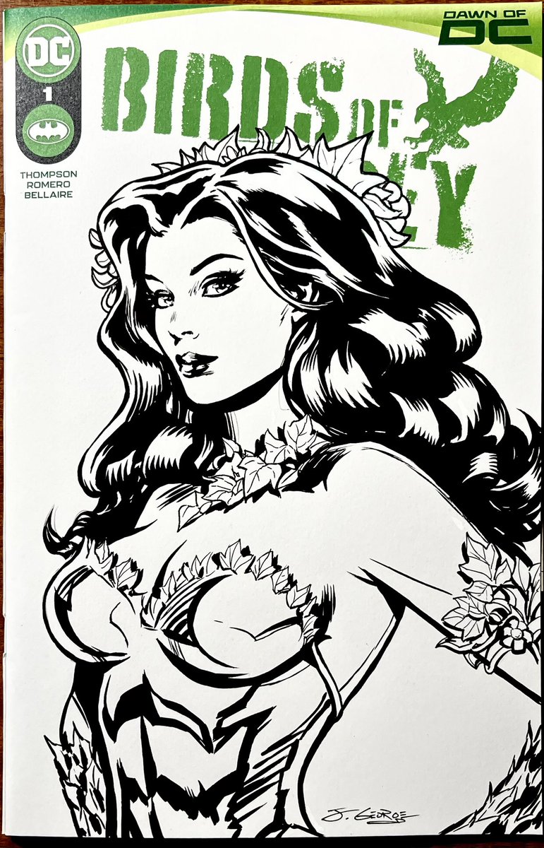 joshgeorgeart's tweet image. #sketchcover #poisonivy #dccomics #comicart