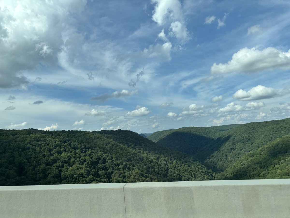 We so enjoyed DC, but I think we’re both pretty happy to be back in the Bluegrass State… 

I just gotta say, this photo is from the top of New River Gorge Bridge in West Virginia… 

Ya know how your stomach drops when you take off in an airplane or speed over a rolling hill???