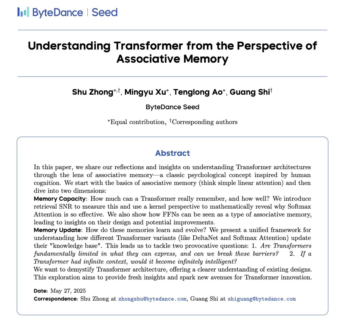 nathancgy4's tweet image. Why do FFNs use ReLU instead of more precise ones like Exp?

&quot;We propose the following hypothesis: A kernel with lower retrieval precision encourages a more polysemantic key–value memory: multiple unrelated facts can be stored under the same key space&quot;

Great and inspiring read!