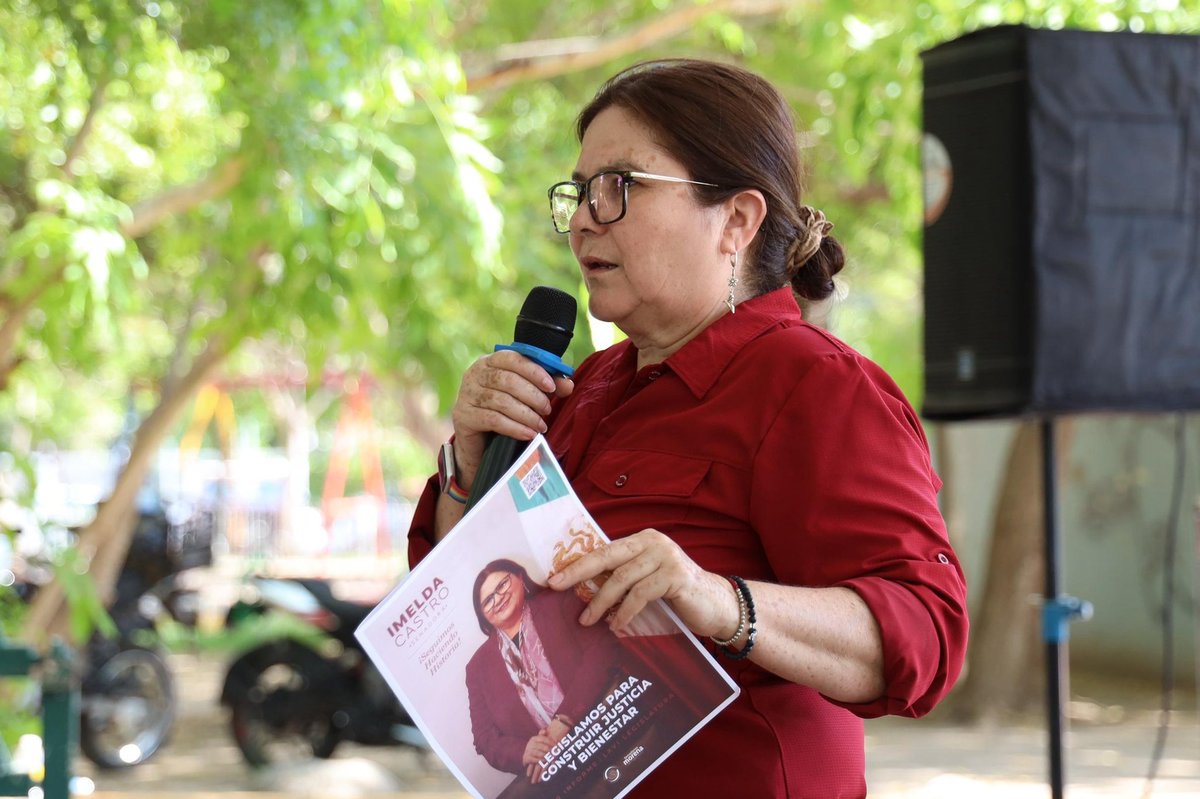 imeldacastromx's tweet image. En Costa Rica, #Culiacán, reafirmamos una gran verdad: nadie podrá quitarle al pueblo sus programas sociales, pues gracias al trabajo legislativo en el @senadomexicano, ya son derechos constitucionales.
Con la llegada de la presidenta @Claudiashein, estos apoyos no solo se…