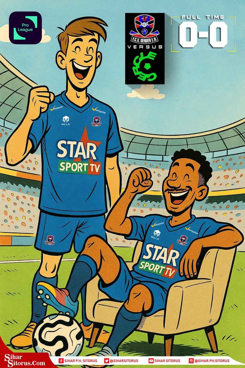 Full Time: FC Dender 0 - 0 Cercle Brugge

Tahan gempuran, tetap solid! 💪
Poin penting dari laga sengit. Fokus ke pertandingan selanjutnya! 🔵⚽

#FCDender #ProLeague #DenderSolid #SiharSitorus #SemangatDender #MILLS