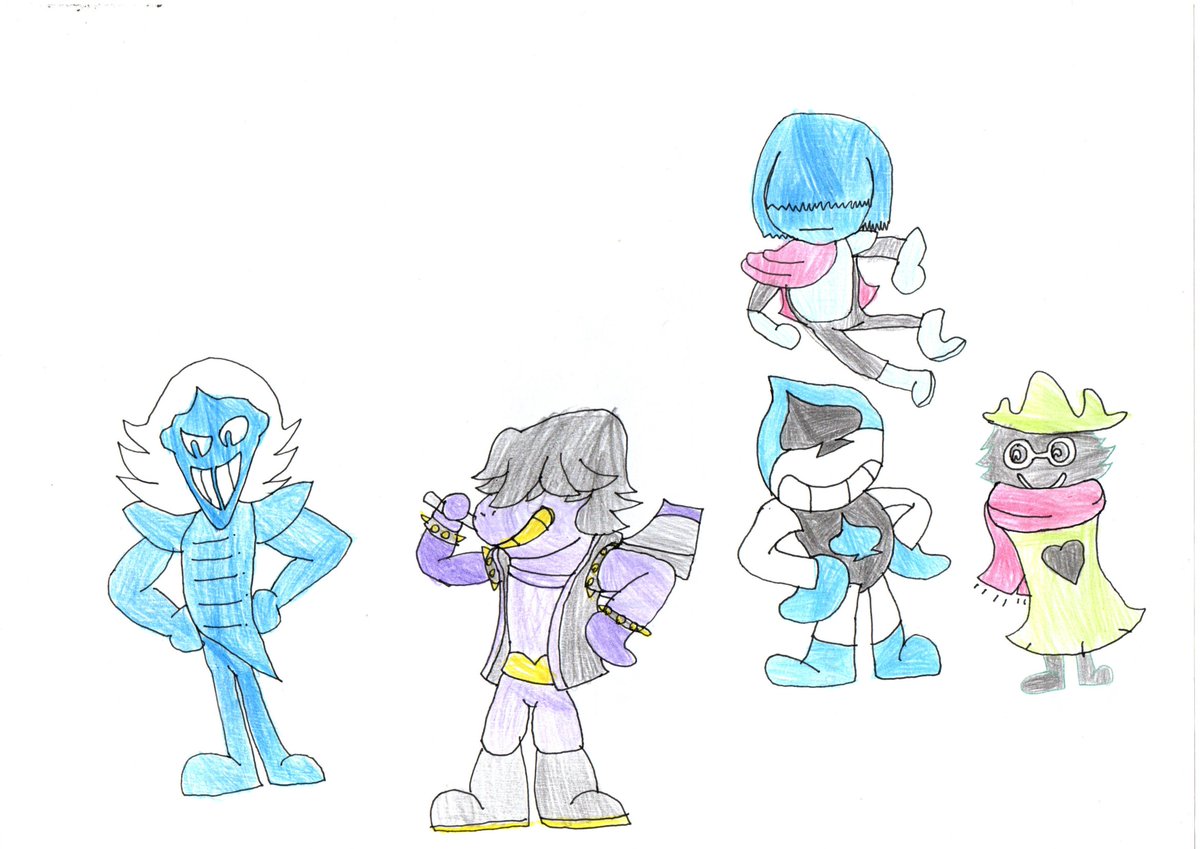 Marshadow_Slime's tweet image. Oh how I'll always love you deltarune fanart I made when I was 10...