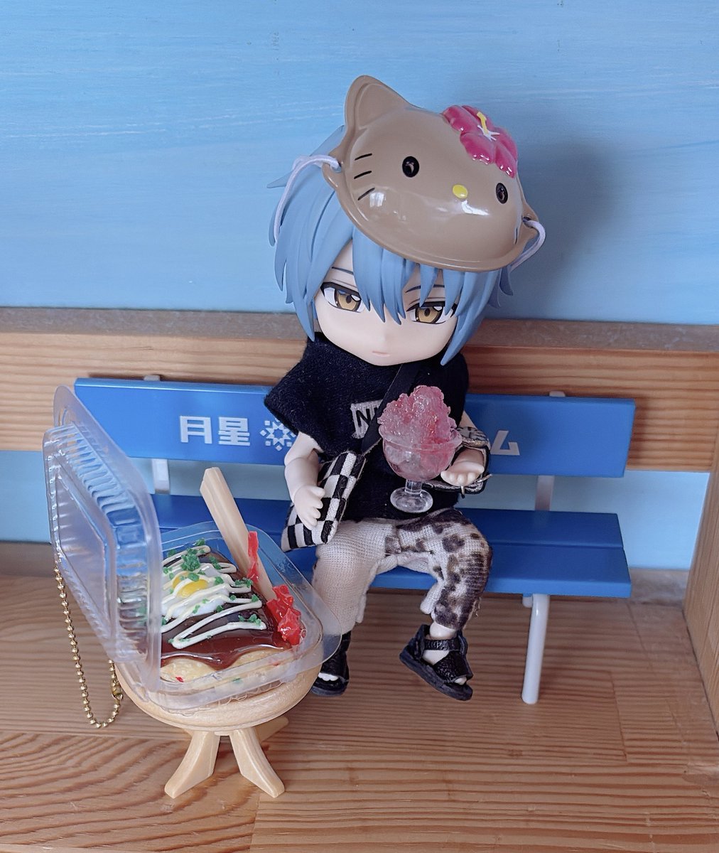 hamu_desu_n's tweet image. お祭り満喫してきたらしい