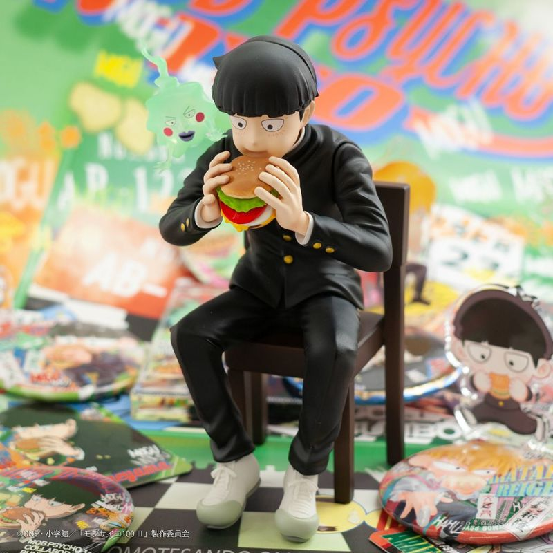buncafe_corabo's tweet image. #モブサイコ100 III #mobpsycho100
【🍟2022 フィギュア 影山茂夫&エクボ🌀】
あの描き下ろしイラストが帰ってきた!?
ハンバーガーに夢中なモブと、隙あらばつまみ食いを狙うエクボ.。
そんなふたりの姿を、そのまま立体化!🍔…