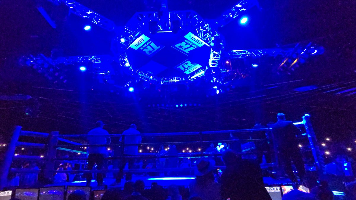 Xander Zayas and Jorge Garcia ringwalks coming momentarily.