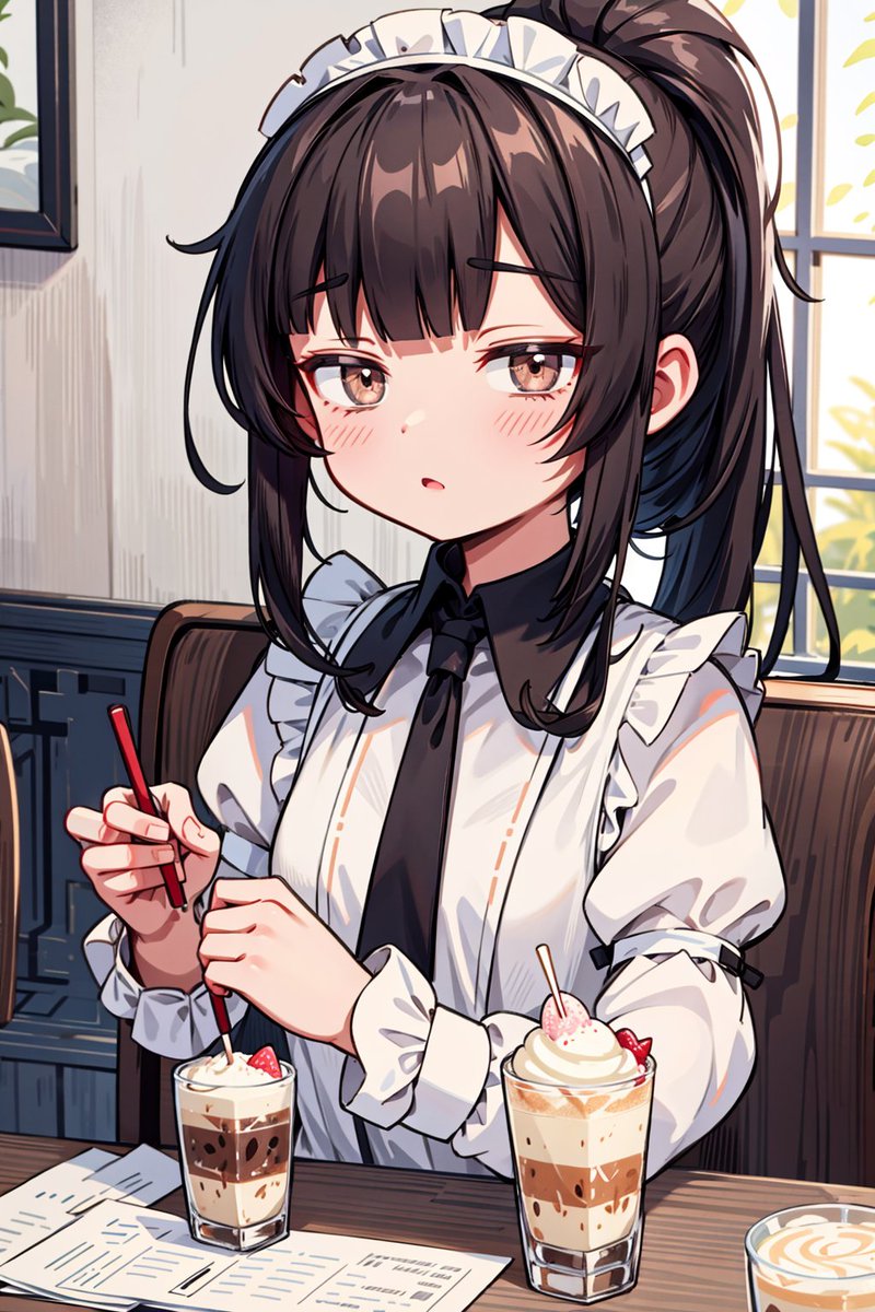 AdvanceNext1878's tweet image. 今日から仕事なんで、ポンコツは寝ます
おやすみなさい
#AIイラスト　#ジト目同盟