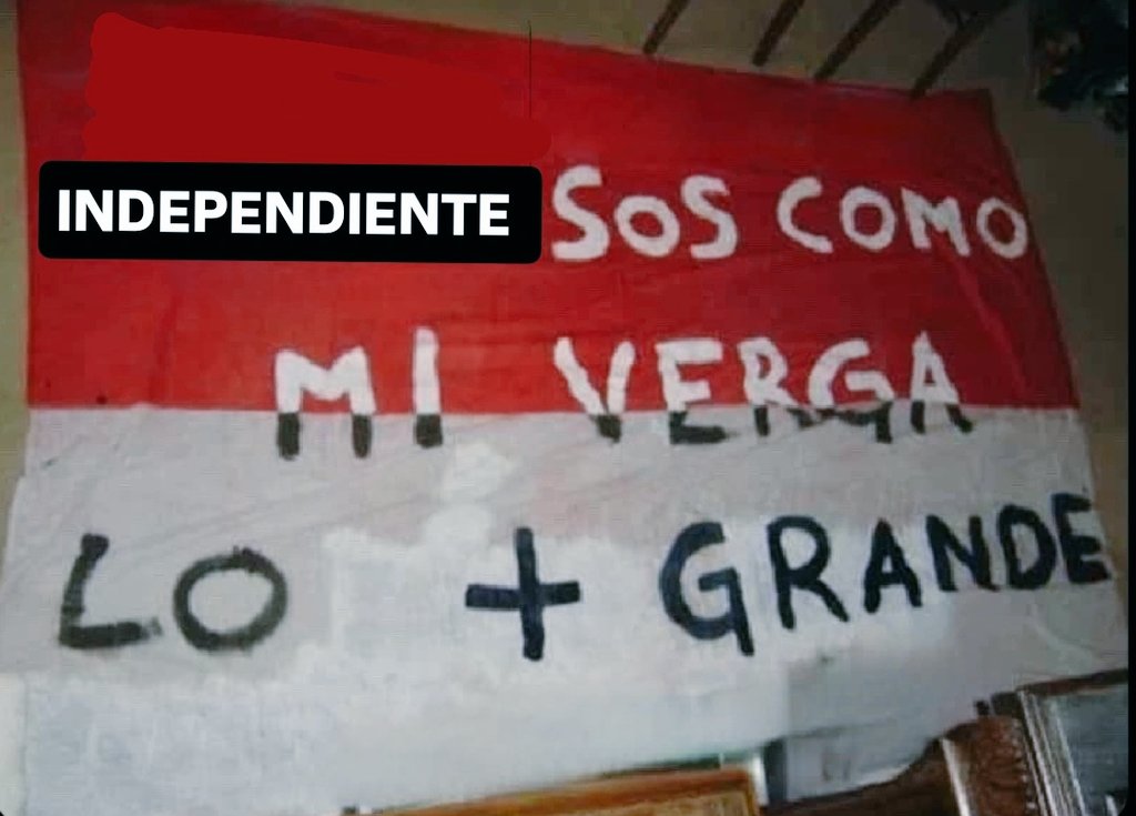 wmansilla's tweet image. HOY JUEGA INDEPENDIENTE