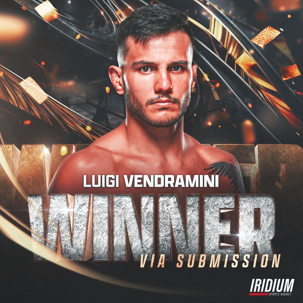 TeamIridiumISA's tweet image. 🚨 #TeamIridium killer @VendraminiLuigi locks in the choke in Round 1, cruising to 12-3 with his 4th straight finish in the cage at BSB Fights 👏🏼 #TheDarkside
