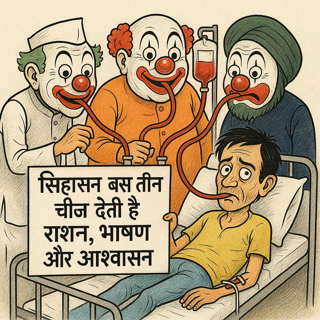 ELIXIR_SECRET_'s tweet image. आजकल की राजनीतिक स्थिति 👇