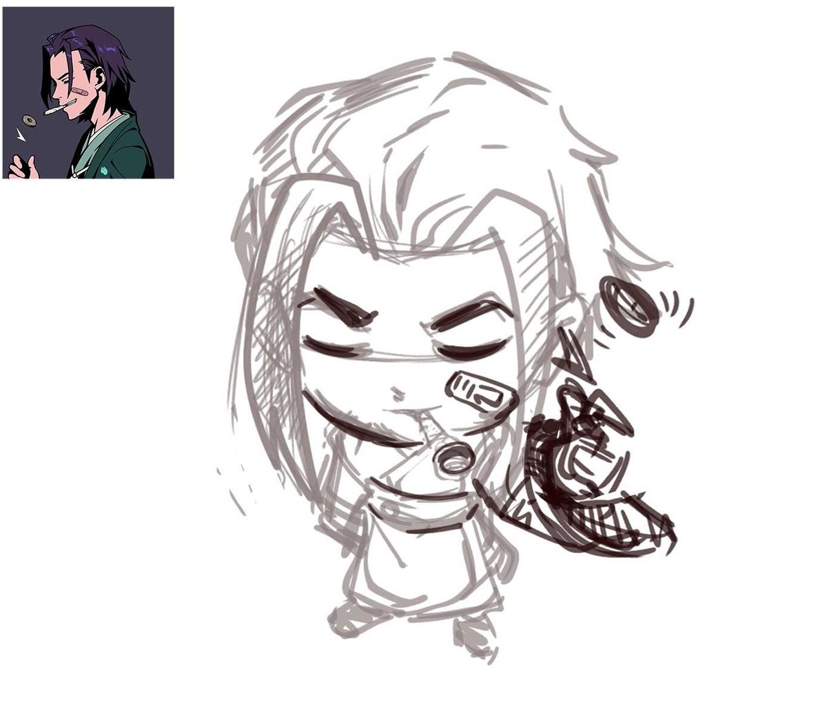 JunkuNFT's tweet image. Someone wants to draw a chibi @Azuki