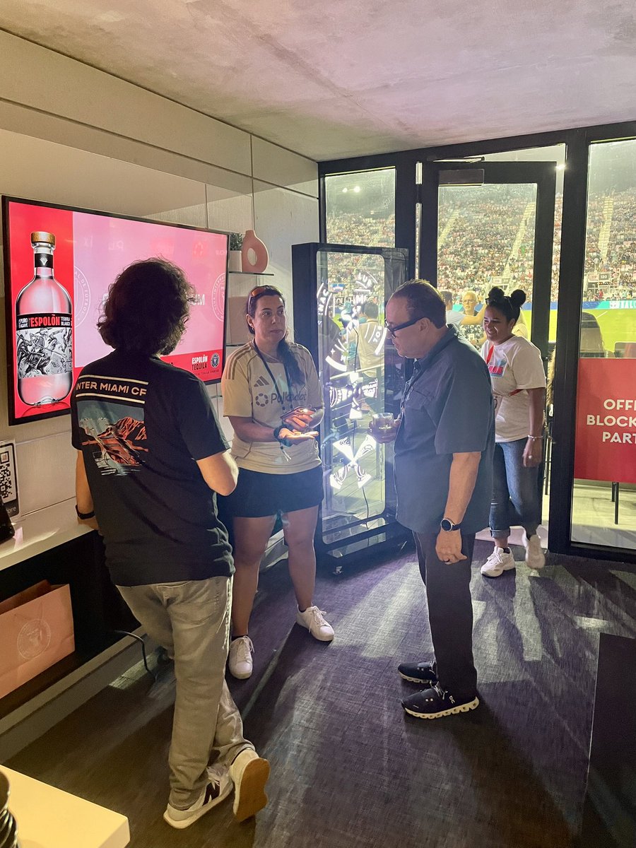 jslusser's tweet image. Another great night in the @Polkadot suite cheering on @InterMiamiCF - big plays on the pitch, and even bigger conversations off it. From @thelabmiami to @bitbaselart, @TechHubFL, @theHUGart, @insideFPL, Florida Blockchain Business Association, Multum, PivotPoint Strategies, I.T.…
