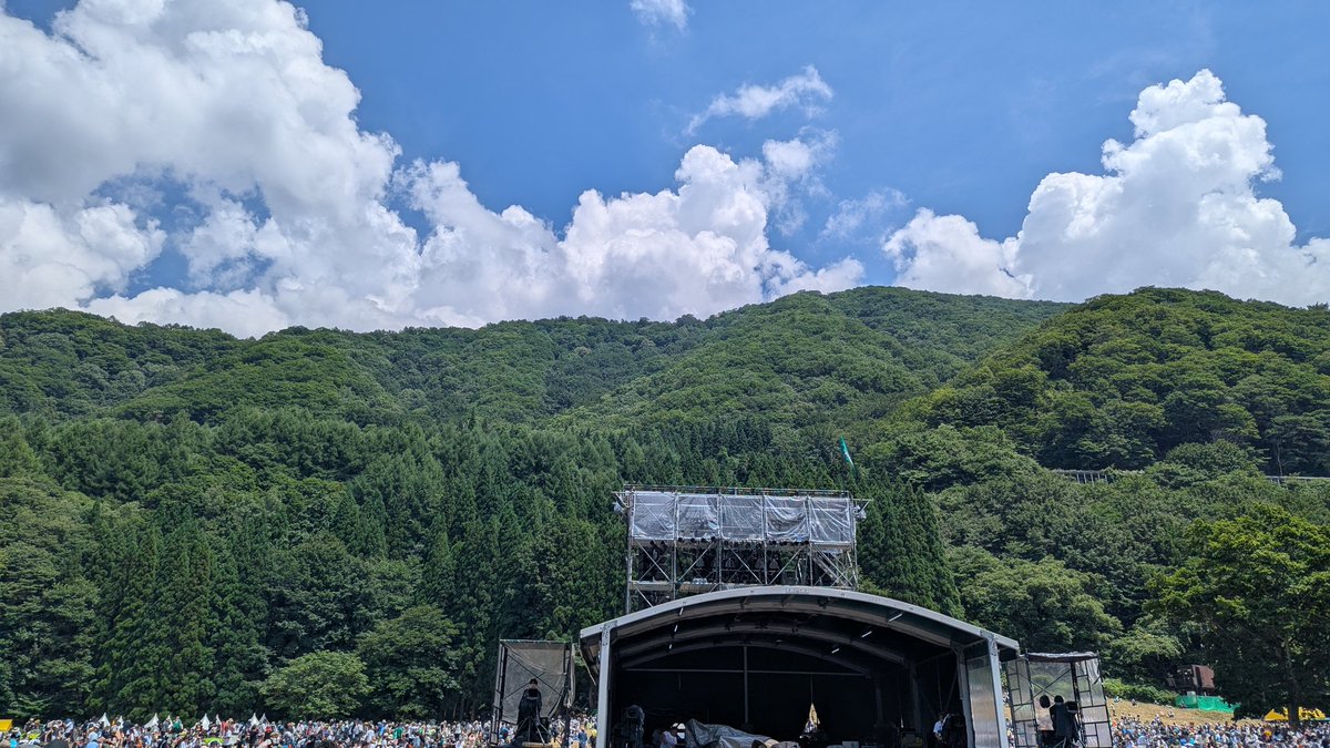 TK_1m_dw's tweet image. レッチリ(PIPERSの方！)最高ーーー楽しいーーー！広大なグリーンステージに鳴り響くバクバイプこ音色がみ気持ちよすぎる！