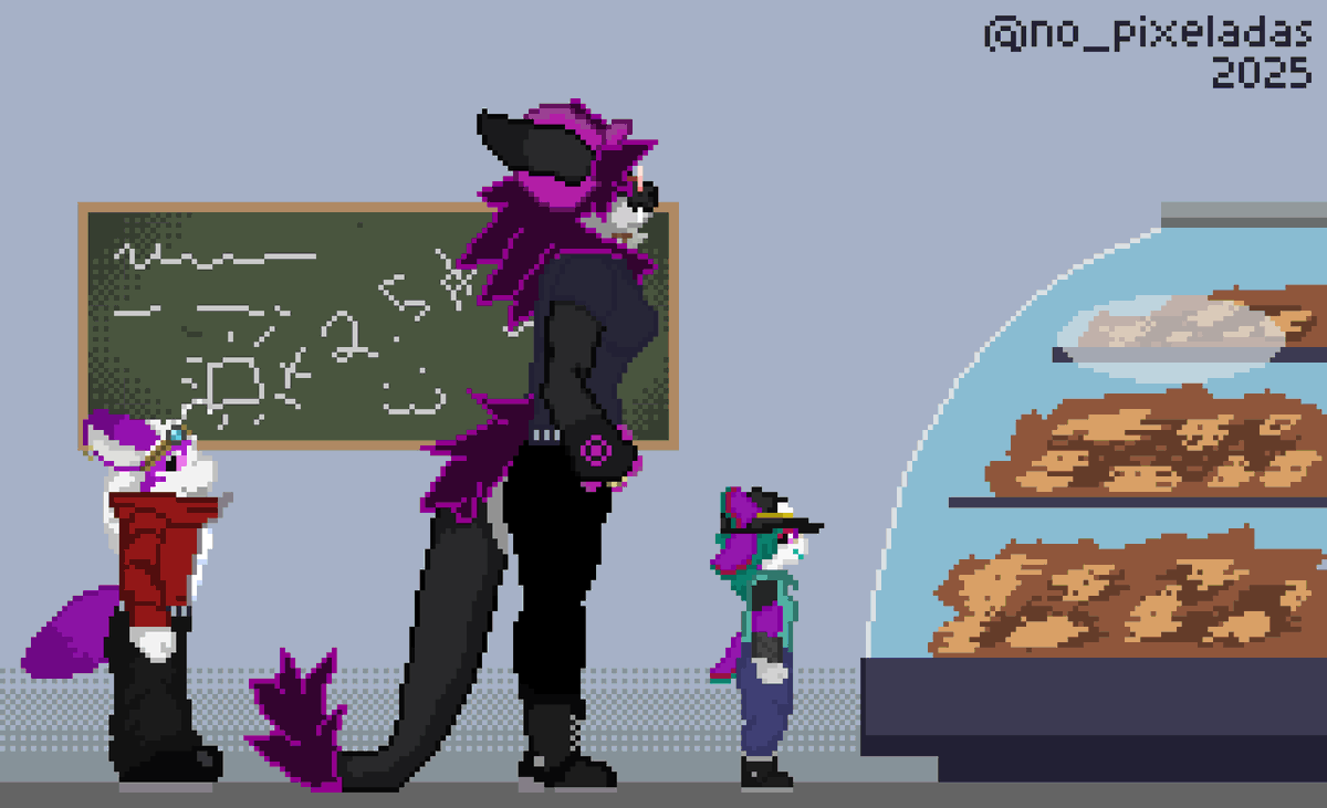 the new Rsys crew . i awake inspired today and i draw someting 

#wickerbeast #pixelart #avali