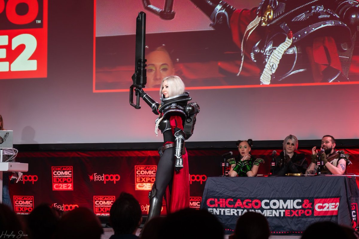 Lishooo's tweet image. See you guys at @fanexpochicago next month! My Sister of Battle cosplay from Warhammer 40K was accepted into the Masters of Cosplay 2025 Windy City Qualifier. 
I&apos;ll be making a lot of changes to her within the next few weeks. 

These photos of my Sister of Battle were taken by…