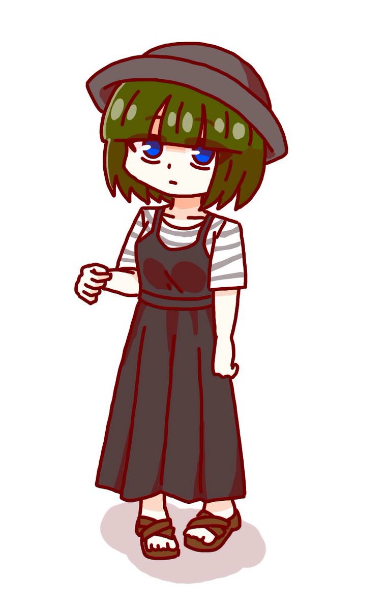 TORYNAKAMINE's tweet image. #オリキャラ
私服フウカちゃ②