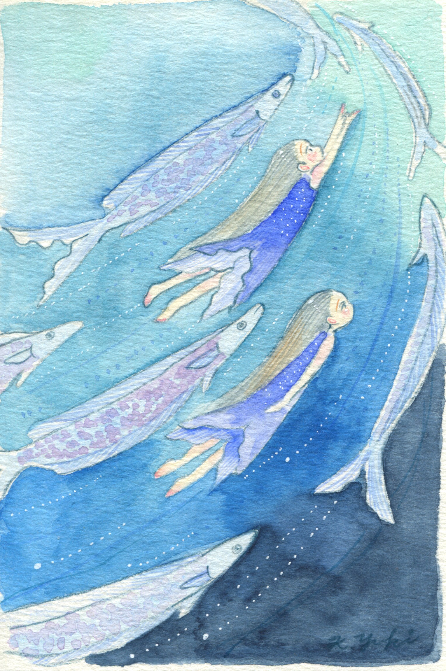 ブッタの修行の絵、水彩？ 桜を描くプロセスを全てお見せします【水彩初心者必見】 - YouTube