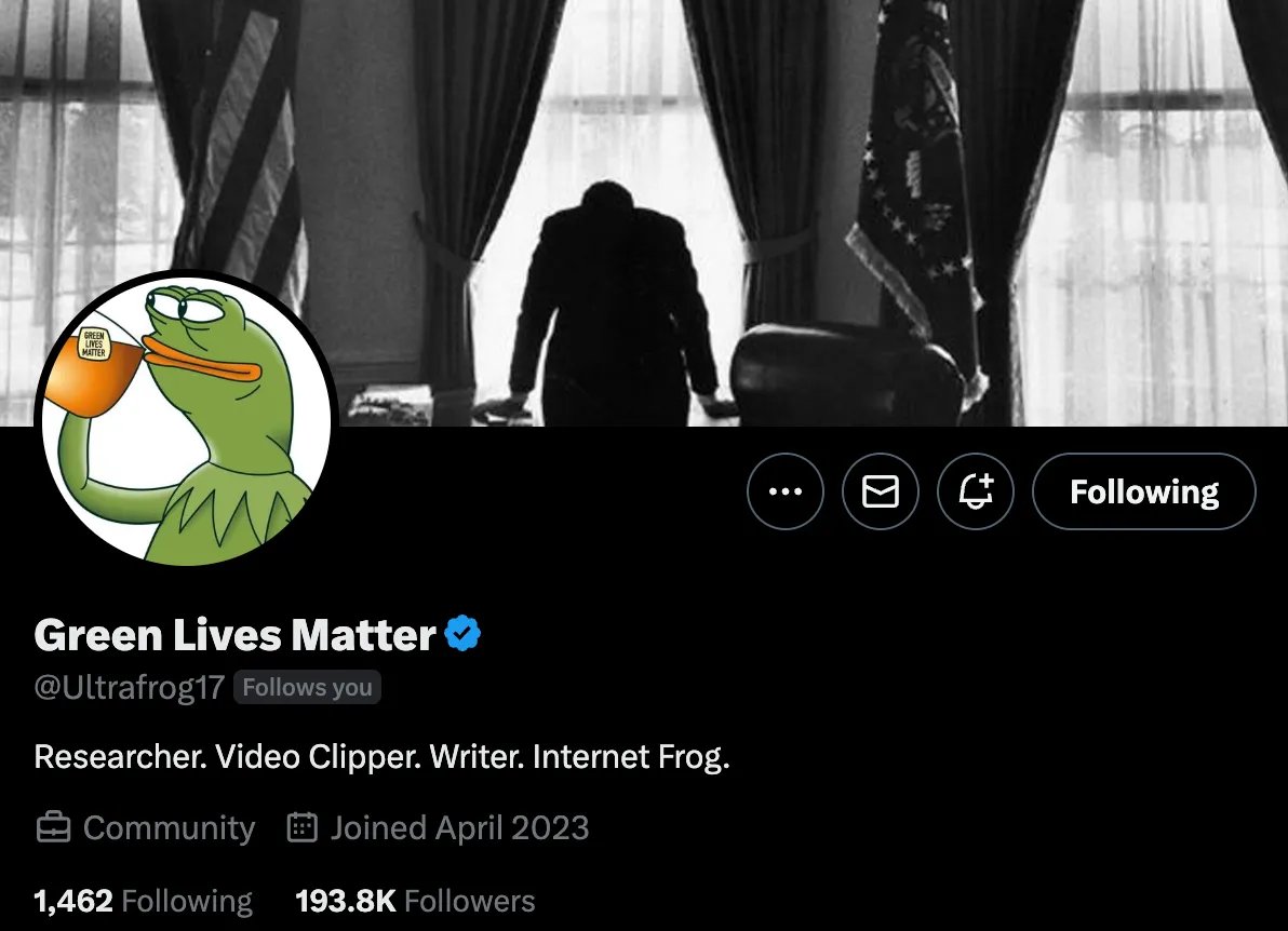 The Vigilant Fox 🦊 (@vigilantfox) on Twitter photo <a href="/NicHulscher/">Nicolas Hulscher, MPH</a> <a href="/overton_news/">Overton</a> <a href="/MidwesternDoc/">A Midwestern Doctor</a> <a href="/epochhealth/">Epoch Health</a> <a href="/newstart_2024/">Camus</a> <a href="/zeee_media/">ZeeeMediaOfficial</a> <a href="/goddeketal/">Dr. Simon Goddek</a> <a href="/Fynnderella1/">Dr. Lynn Fynn-derella🐭</a> <a href="/PierreKory/">Pierre Kory, MD MPA</a> <a href="/mazemoore/">MAZE</a> <a href="/TheChiefNerd/">Chief Nerd</a> <a href="/KanekoaTheGreat/">KanekoaTheGreat</a> <a href="/RenzTom/">Tom Renz</a> <a href="/UngaTheGreat/">UngaTheGreat</a> <a href="/MJTruthUltra/">MJTruthUltra</a> <a href="/DschlopesIsBack/">Gain of Fauci</a> <a href="/JanJekielek/">Jan Jekielek</a> <a href="/EpochTimes/">The Epoch Times</a> <a href="/stkirsch/">Steve Kirsch</a> #19 – Green Lives Matter (<a href="/Ultrafrog17/">Green Lives Matter</a>)
Don’t let the cartoon frog fool you—this account delivers serious substance.
<a href="/Ultrafrog17/">Green Lives Matter</a> is one of my go-to sources for daily morale boosts, along with timely and informative video content. <a href="/NicHulscher/">Nicolas Hulscher, MPH</a> <a href="/overton_news/">Overton</a> <a href="/MidwesternDoc/">A Midwestern Doctor</a> <a href="/epochhealth/">Epoch Health</a> <a href="/newstart_2024/">Camus</a> <a href="/zeee_media/">ZeeeMediaOfficial</a> <a href="/goddeketal/">Dr. Simon Goddek</a> <a href="/Fynnderella1/">Dr. Lynn Fynn-derella🐭</a> <a href="/PierreKory/">Pierre Kory, MD MPA</a> <a href="/mazemoore/">MAZE</a> <a href="/TheChiefNerd/">Chief Nerd</a> <a href="/KanekoaTheGreat/">KanekoaTheGreat</a> <a href="/RenzTom/">Tom Renz</a> <a href="/UngaTheGreat/">UngaTheGreat</a> <a href="/MJTruthUltra/">MJTruthUltra</a> <a href="/DschlopesIsBack/">Gain of Fauci</a> <a href="/JanJekielek/">Jan Jekielek</a> <a href="/EpochTimes/">The Epoch Times</a> <a href="/stkirsch/">Steve Kirsch</a> #19 – Green Lives Matter (<a href="/Ultrafrog17/">Green Lives Matter</a>)
Don’t let the cartoon frog fool you—this account delivers serious substance.
<a href="/Ultrafrog17/">Green Lives Matter</a> is one of my go-to sources for daily morale boosts, along with timely and informative video content.