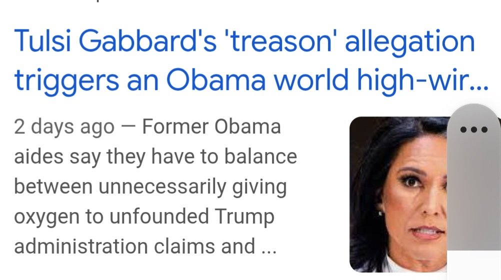 Tulsai Gabbard trying to shift their own actions onto others, YET AGAIN.
Seems everytime theyse MORONS blame others, its for something they have done. A common Trump ploy.