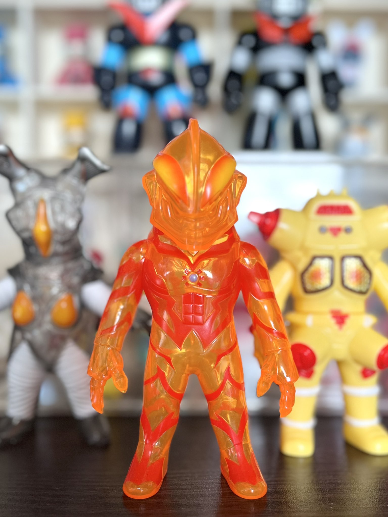 未開封 KAIJIN x One up キングジョー クリアオレンジ 未開封 KAIJIN x