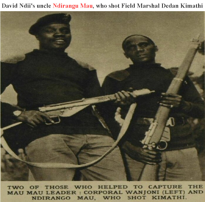 1956: David Ndii's uncle Ndirangu Mau shot Freedom Fighter Dedan Kimathi - for reward money from colonial govt.

Ndirangu was paid Sh3,000 - equivalent to KES 12 Million today, in terms of purchasing power.

2025: David Ndii helps William Ruto rob Kenyans - for money.

David is