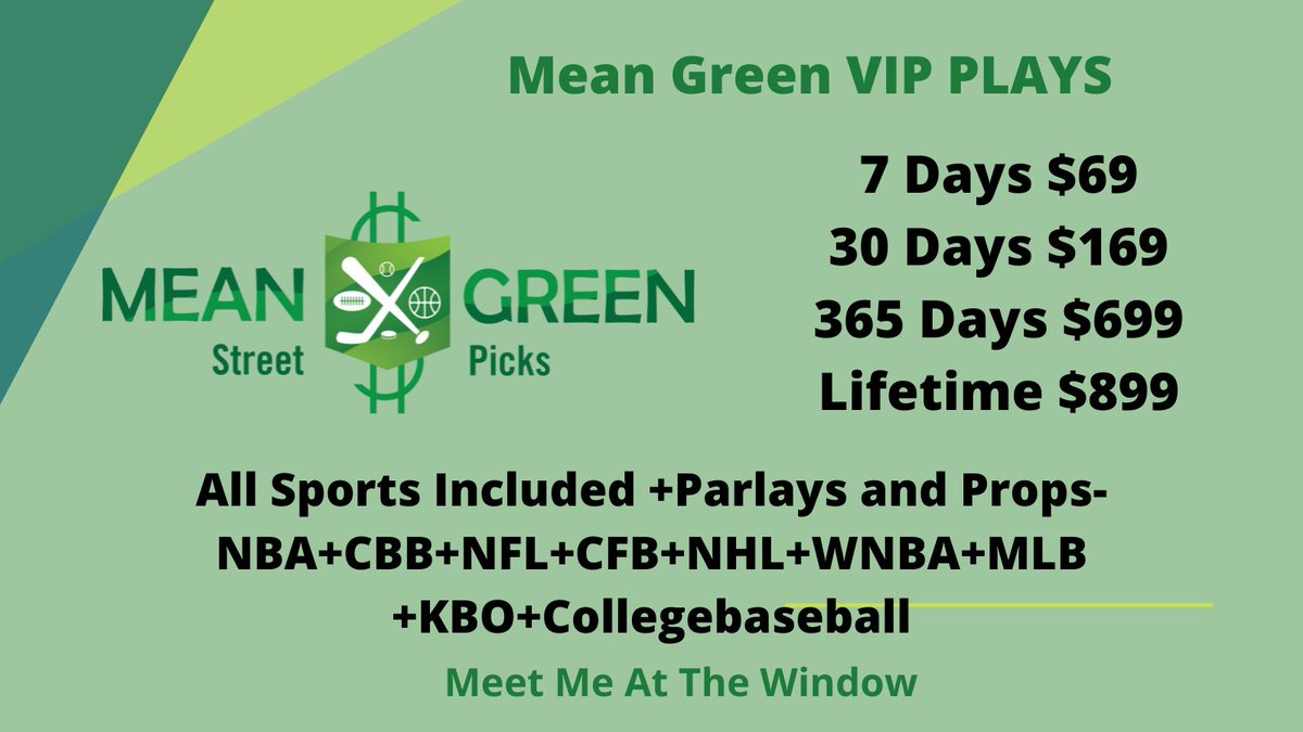 MeanStreetPicks's tweet image. 7/26/25 💰Winners💰

#MLB ⚾️
Pirates F5+0.5 -110(4U)✅
Phillies/Yankees⬆️9.5-110(2U) ✅
Grisham/Schwarber/Realmuto+224✅
Tucker/Happ/Meidroth+210✅
Diaz/Altuve/Walker+198✅
174 MLB Parlay Wins💪

#WNBA 🏀
Ionescu⬆️18.5pts/Plum⬆️17.5pts +255✅