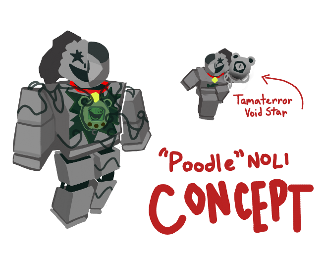 SoojinAlan's tweet image. "We'll be together, FORREVERR!1!1!" (In-Game Description)
Come one come all to Percy's Playhouse in #Forsaken ! This is a silly little crossover I came up with since both Noli and Pal share similar-ish abilities and lore.
#Forsakenrblx #PlaytimeWithPercy