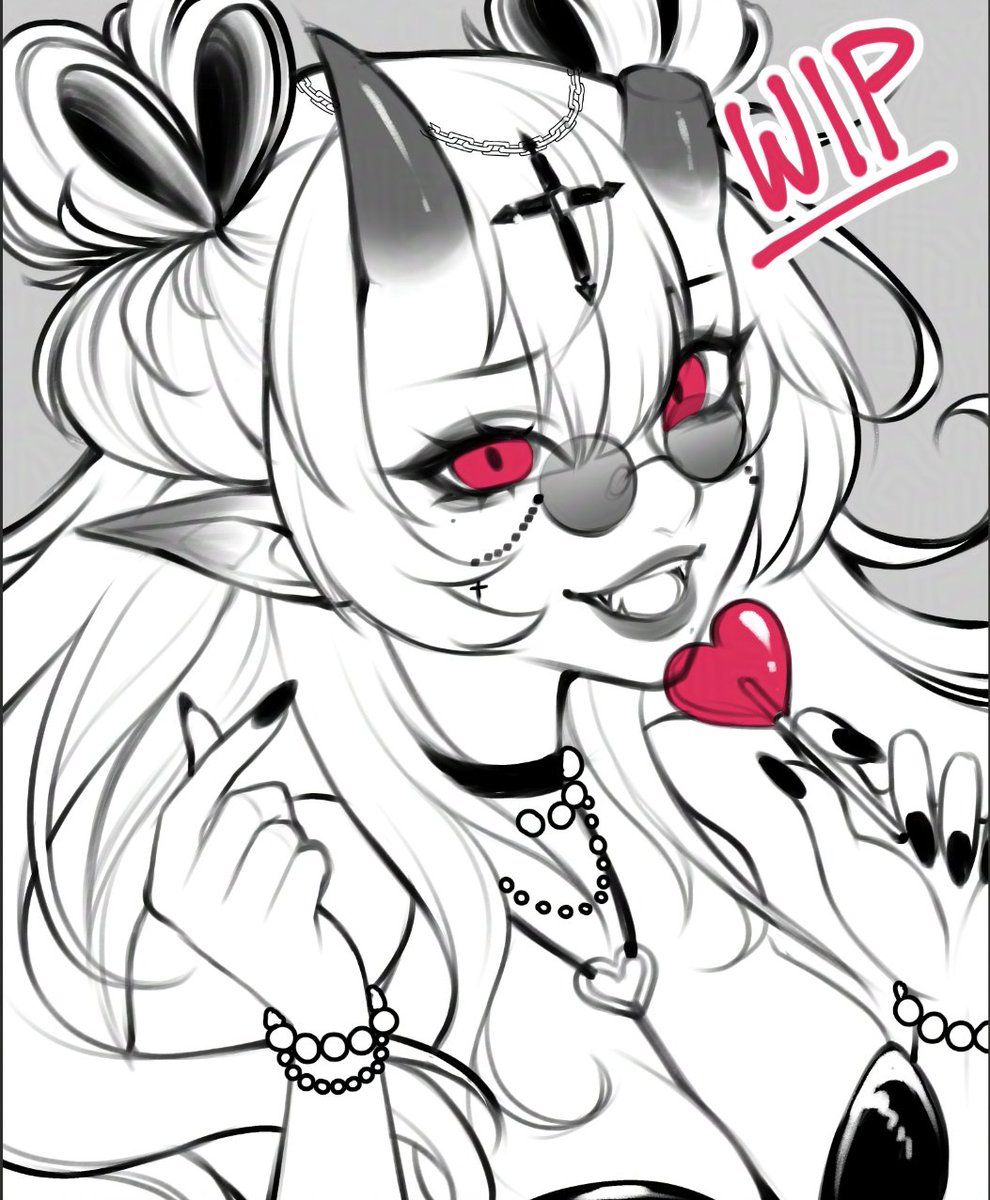 WIP! Well, more like the sketch for a piece that I've been chipping away at recently.

Trying to make my sketches a little more presentable heheh, so I like how this came out!