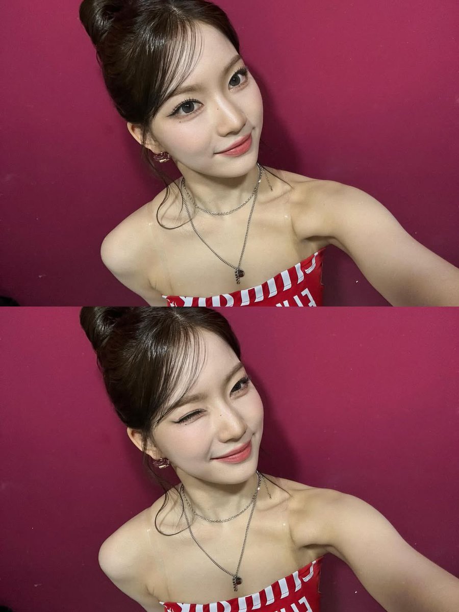 1_23isa's tweet image. 가로 세로 셀카 다 주는 거 
감다살 프로아이돌 🍓❤️‍🔥