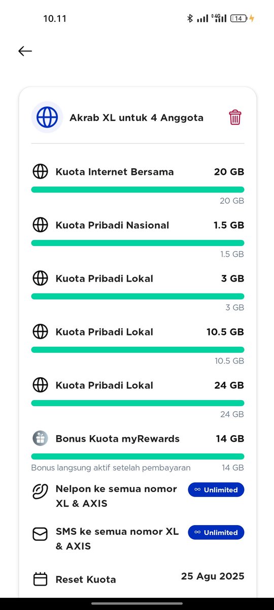 wlndyann_'s tweet photo. wts paket akrab xl xxl 58k aja! sudah aktif, sisa slot 1 bisa add dlu yaa baru payment
Detail Kuota:
area 1 = 36 GB
area 2 = 39 GB
area 3 = 51 GB
area 4 = 79 GB
Langsung dm/wa:
081779462545
Dijamin trusted!testi:https://t.co/pknkr8HlqE https://t.co/zDLDeecrKM