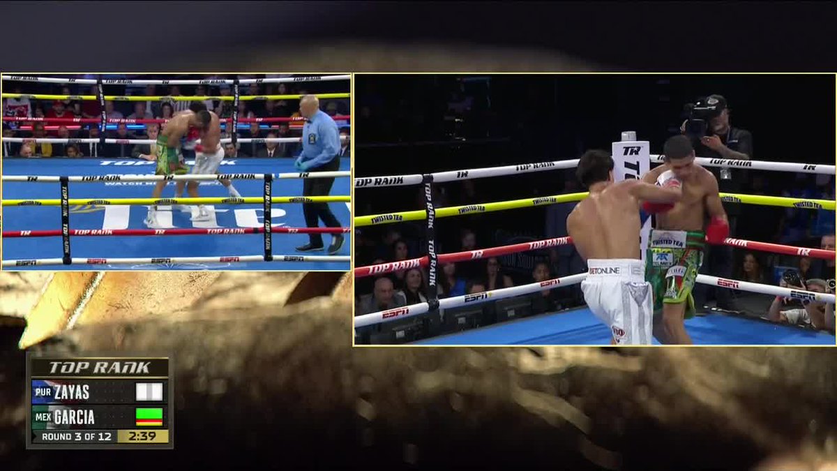 ESPNKnockOut's tweet image. R3: Primero gancho al hígado y luego jab. Xander Zayas está haciendo sufrir al Chino García ante la ráfaga de golpes.
📺 #ZayasGarcia por #ESPNknockout