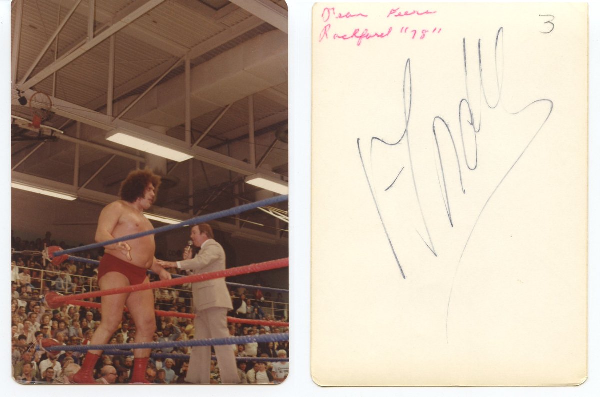 KNAPPCOLLECTION's tweet image. #AndreTheGiant