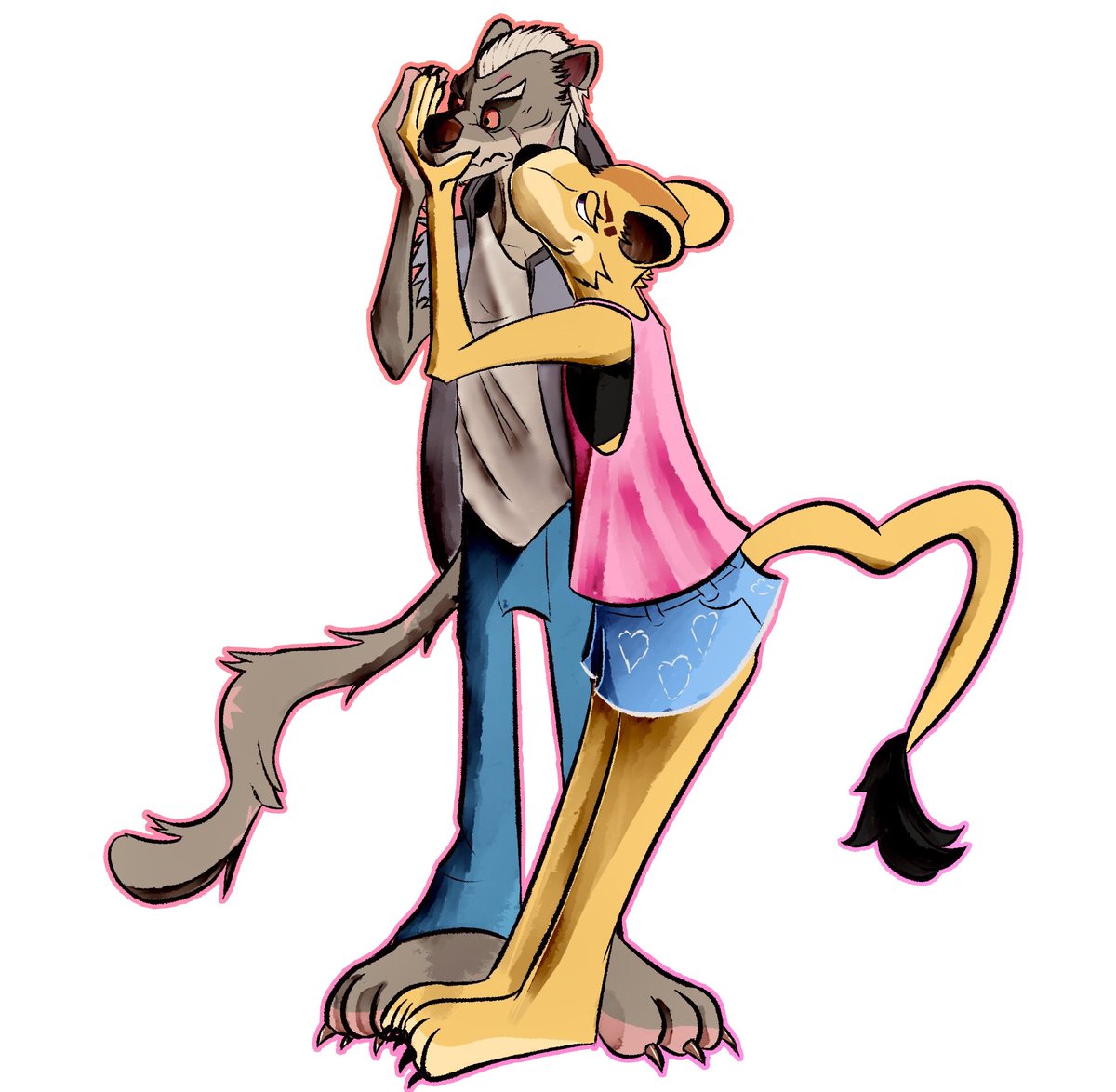 RoockyDotIT's tweet image. Cool comm for @dukeywaifukiss, a lovely couple!