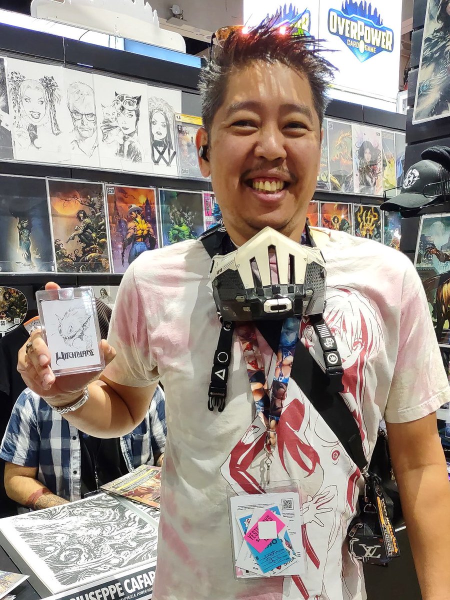 Top Cow (@topcow) on Twitter photo Get a RARE <a href="/Marc_Silvestri/">Marc Silvestri</a> sketch slab! I would be smiling that big too if I got one! Come to #SDCC Booth #2629 on Sunday to get one - It will be your last chance! #comicbookart #comicbooks #comicbookcollector Get a RARE <a href="/Marc_Silvestri/">Marc Silvestri</a> sketch slab! I would be smiling that big too if I got one! Come to #SDCC Booth #2629 on Sunday to get one - It will be your last chance! #comicbookart #comicbooks #comicbookcollector