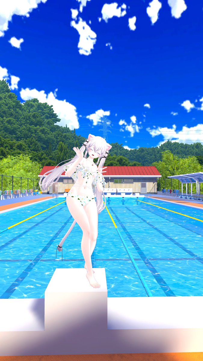 tama_renko's tweet image. おはよーございます改めこんにちは☀️
今日はリアルで朝からいろいろ忙しくてやっとひと息です😮💨
午後も忙しくって…昨日のこととかお伝えしたことがいっぱいあるけどちょっと待っててくださいね😢
では日曜午後も楽しんでー
田舎のプールでもビキニ着たい気分の時もあるのです👙
#VRChat #Sio_3D