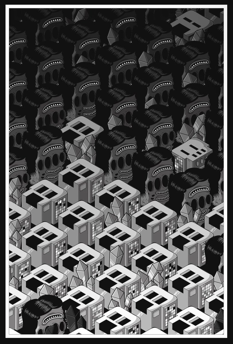 Coin_Casher's tweet image. One of the best releases ever on @fx_hash_ was 
Smolskulls X Monster gaze
By @mknol and @jordigandul  🤌