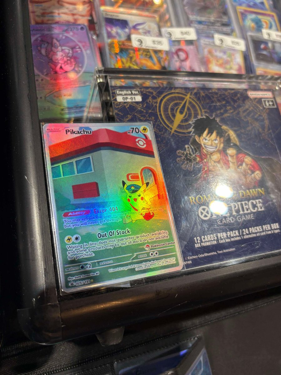 PokemonNFTS96's tweet image. Imagine selling these at a card show claiming you created these while MY illustrator name is on the card 😂 thats some room temp IQ level BS (PC Pikachu and  Bubble Sylveon behind)