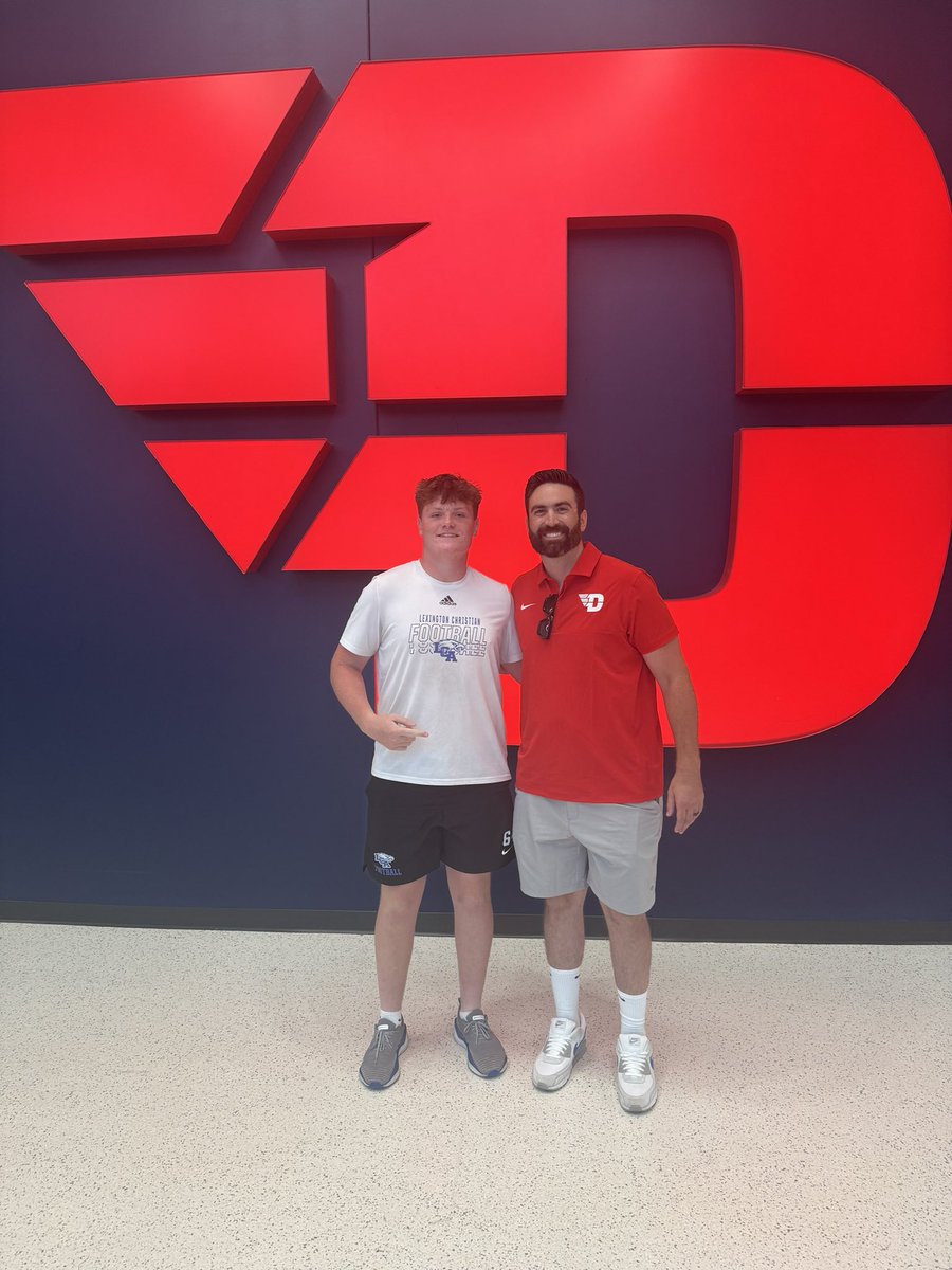 Holden Klaiber (@holden_klaiber) on Twitter photo Had a great time at <a href="/DaytonFootball/">Dayton Football</a> yesterday!! Huge thank you to everyone who took the time and I can’t wait to be back up soon!! <a href="/CoachWhalen59/">Greg Whalen</a> <a href="/CoachOrts/">Mike Orts</a> <a href="/Oakley_Watkins/">Oakley Watkins</a> Had a great time at <a href="/DaytonFootball/">Dayton Football</a> yesterday!! Huge thank you to everyone who took the time and I can’t wait to be back up soon!! <a href="/CoachWhalen59/">Greg Whalen</a> <a href="/CoachOrts/">Mike Orts</a> <a href="/Oakley_Watkins/">Oakley Watkins</a>