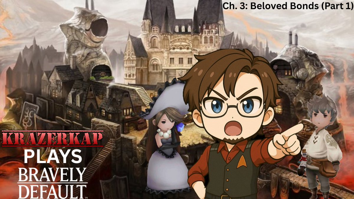 krazerkap's tweet photo. Chapter 3, part 1 of my #BravelyDefault #letsplay is up on #YouTube! Go check it out!
#twitch #twitchaffiliate #VTuber #vtuberUS
https://t.co/hSUnqqIkCB https://t.co/RFFHOST9CI