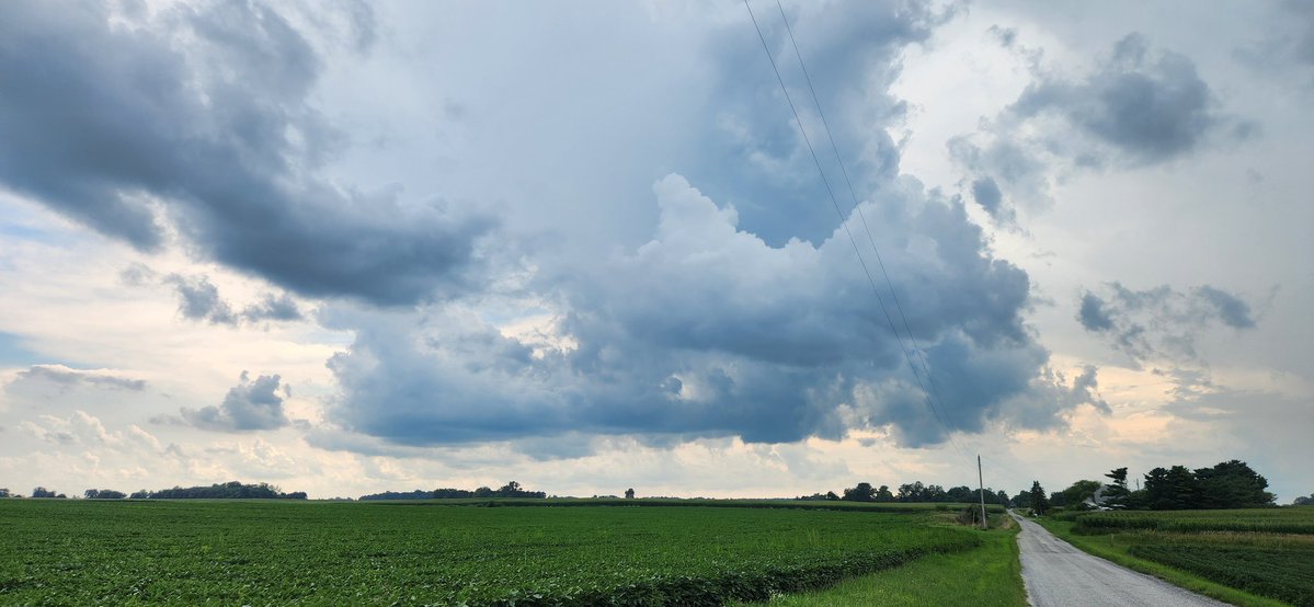 JoshBrinker_Wx's tweet image. Another day, another chase in the Midwest. No Tornadoes but saw a butt load of Wall Clouds. Even caught a pretty storm right at dark. #inwx @PAStormTrackerz