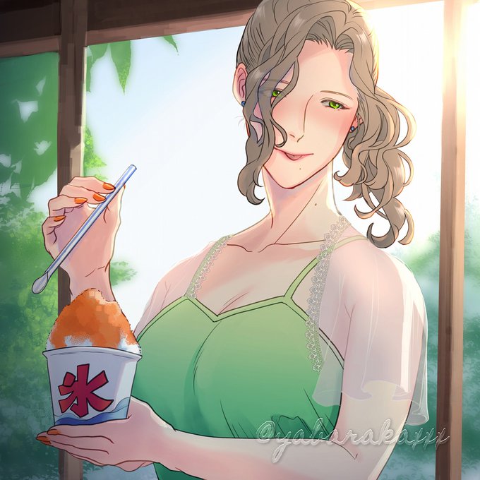 おとといが #かき氷の日 だったのでもういっちょ倫子!
オレンジシロップのかき氷は今でも珍しいものなんかなあ?🙄
ワタクシが子供の頃はめったに見かけなかったので、見つけ次第必ずこれを食っていました
ブルーハワイより珍しかった 