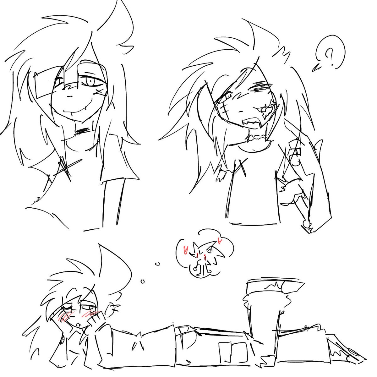 _MilesExe_'s tweet image. i love drawing my sona