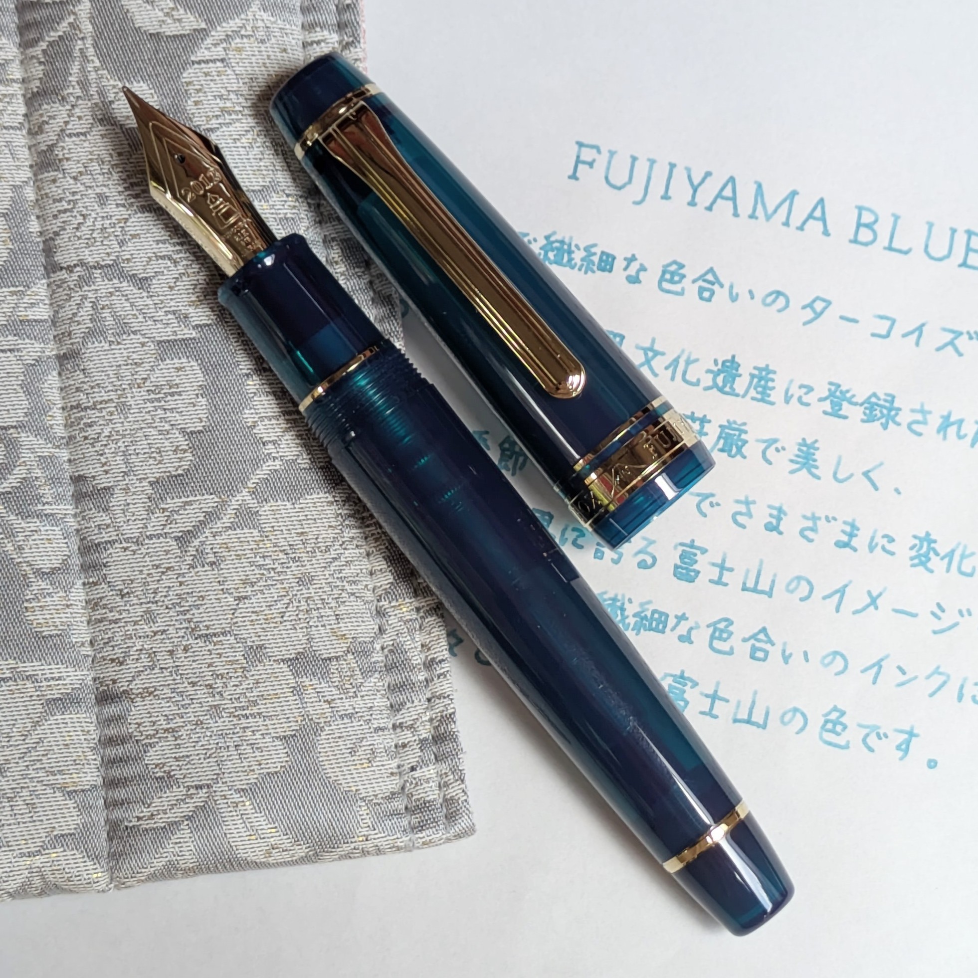 限定万年筆　ブングボックス　富士山ブルー BUNGUBOX ブングボックス on X: 