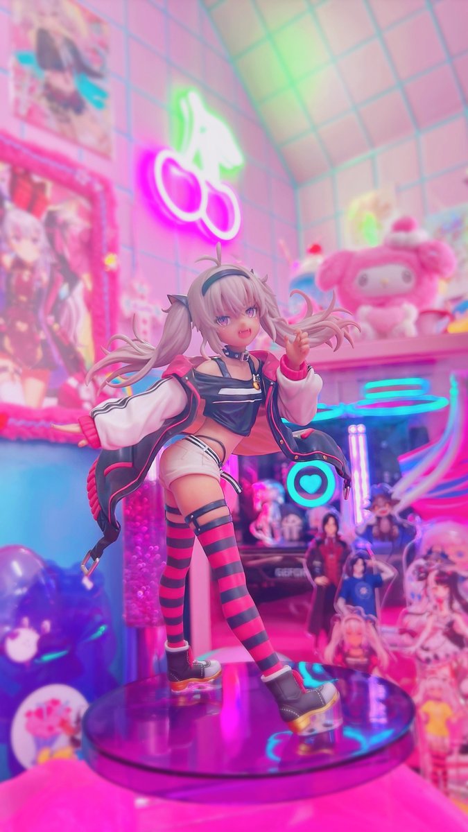 circo5's tweet image. マオちゃんのフィギュアが届いたよ❣️かわいいうれしい🥹　#魔使マオ