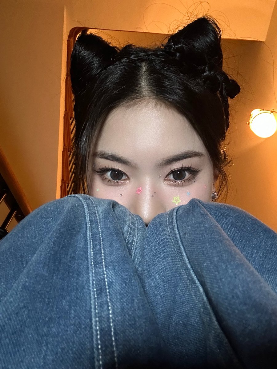 1_23isa's tweet image. 고양이머리                                  리본머리