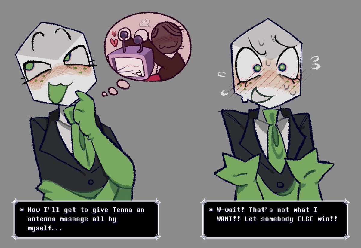 edengelical's tweet image. weirdo #battenna #deltarune