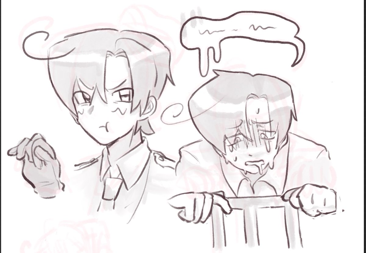 peppamintie's tweet image. romano doodles