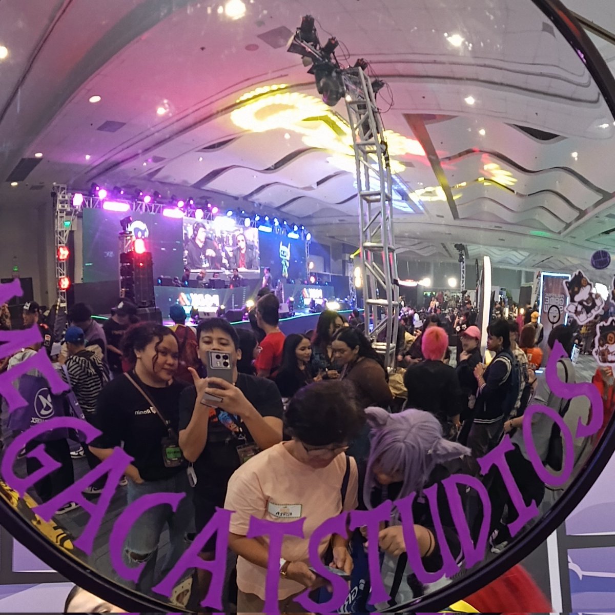 FGCP17's tweet image. Here at PGDX envent. #megacatstudios