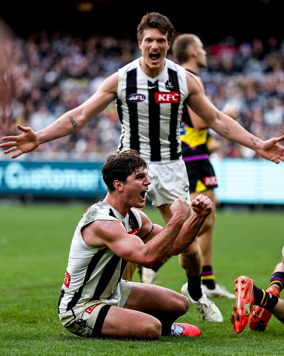 CollingwoodFC's tweet image. Lucky to have this guy 🖤🤍