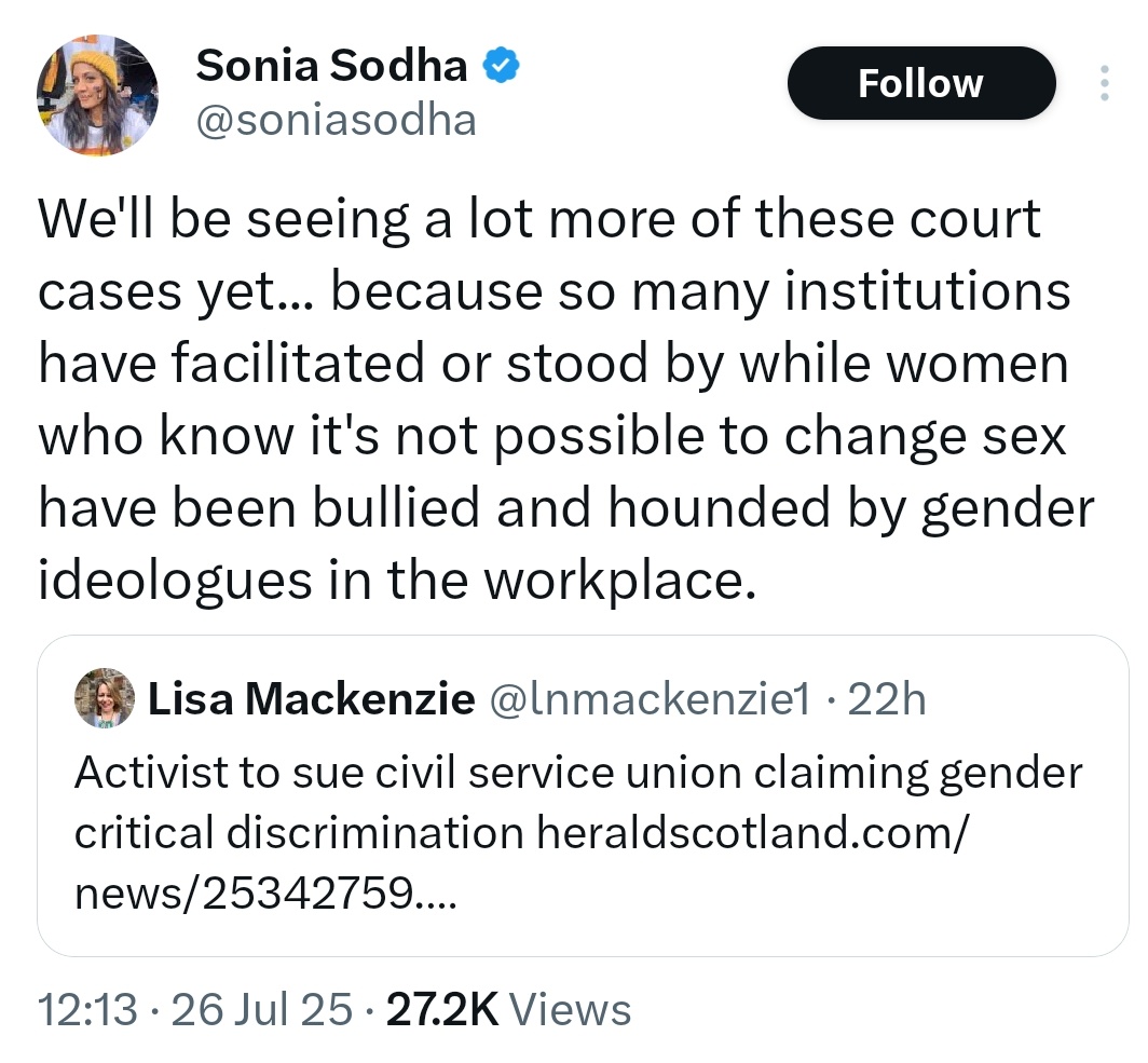 Obseyxx's tweet image. No, we'll be seeing a lot more of them because a lot of wingnuts have realised that there's an incredibly well-funded movement, supported to the hilt by our reactionary media, that will frame their bigotry against a tiny minority as desperately brave and principled.